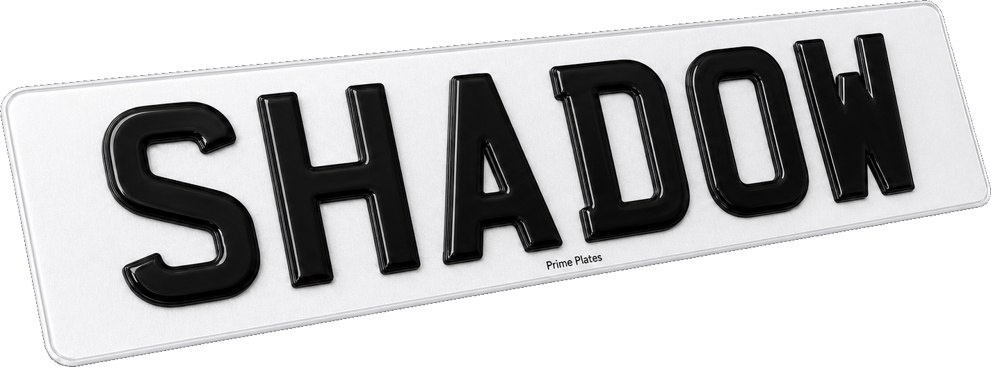 Shadow Number Plates